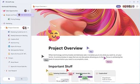 Bildschirmfoto einer Microsoft Anwendung