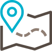 HEC grafisches Icon für Logisitk: Maps
