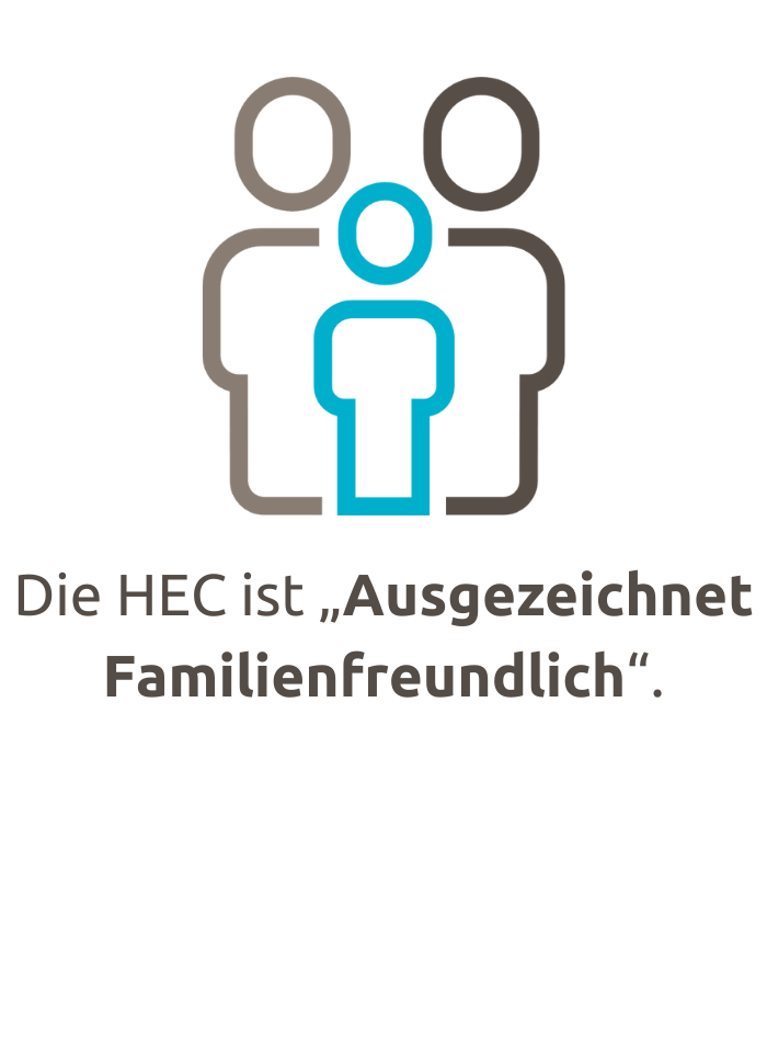 Die HEC ist "Ausgezeichnet Familienfreundlich".