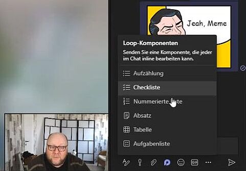 Bildschirmfoto einer Videokonferenz