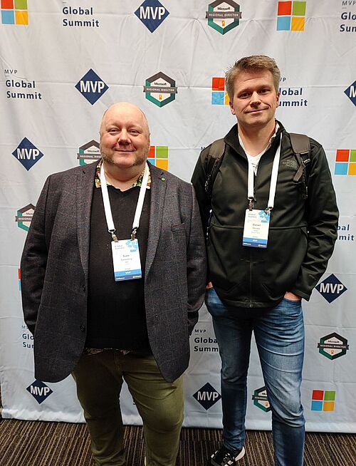 Sven Sieverding und Daniel Wessels beim Microsoft Summit 2024