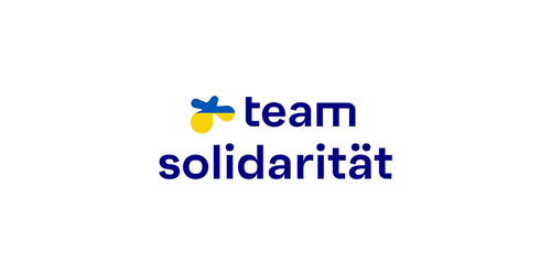 Schriftzug team solidarität