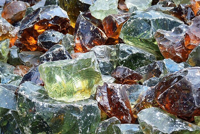 Recyceltes Glas
